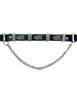 Leder Stiefelband rivets
