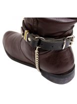 Leder Stiefelband rivets