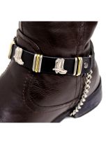 Leder Stiefelband Stiefelnieten
