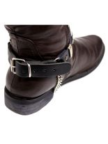 Leder Stiefelband Stiefelnieten