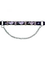 Leder Stiefelband Jagdhorn