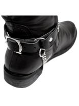 Leder Stiefelband Rehnieten