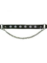 Leder Stiefelband Muschel Nieten