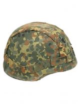 Bundeswehr Gefechtshelmbezug Flecktarn gebraucht