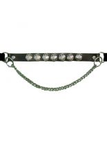 Leder Stiefelband mit Apfelnieten