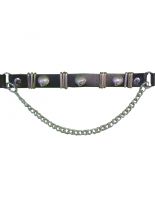 Leder Stiefelband mit Muscheln