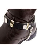 Leder Stiefelband Red Indian