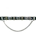 Leder Stiefelband Elefantennieten