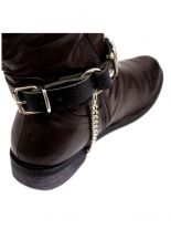 Leder Stiefelband Elefantennieten