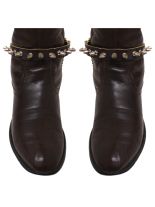 Leder Stiefelband Killernieten
