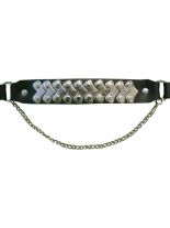 Leder Stiefelband Nietendesign