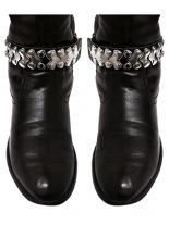 Leder Stiefelband Nietendesign