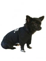 Hunde T-Shirt schwarz mit Teddypirat
