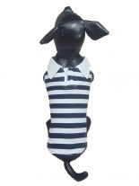 Hunde T-Shirt gestreift