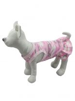 Hunde Kleid pink camouflage