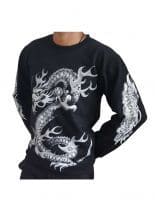 Sweatshirt Drachen Tribal
