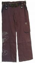 Damenhose mit Stickerei