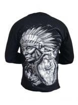 Sweatshirt Indianer mit Wolf