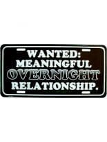 Autoschild Wanted Meaningful