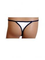 String Tanga USA blau