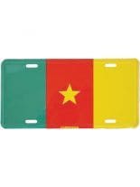 Autoschild Camerun Flagge