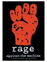 Rage Poster Fahne