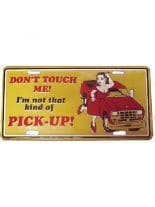 Autoschild Dont touch me