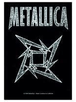 Metallica Poster Fahne Ninja Logo