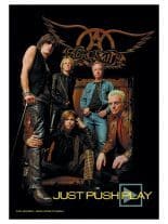 Aerosmith Poster Fahne Just push Play
