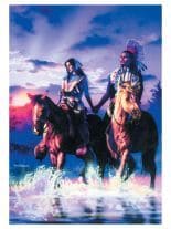 David Penfound Posterfahne Sunset Ride