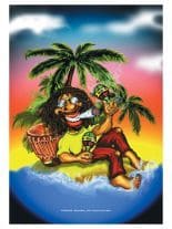 Rastaman Island Posterfahne