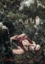 Victoria Frances Posterfahne Lecho de Muerte