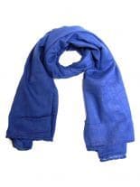 Tuch in blau