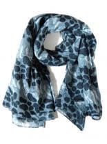 Tuch grau blau