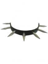 Leder Halsband Punker 3,5 cm Killernieten