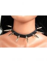Leder Halsband Punker 3,5 cm Killernieten