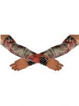 Tattoo Stulpen weißer Tiger