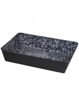 Bräter Auflaufform Emaille 19,5 x 27,5 cm