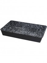 Bräter Auflaufform Emaille 23,5 x 35,5 cm