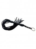 Flogger Leder Peitsche mit Steinchen
