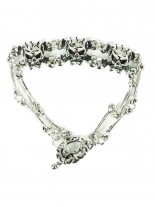 Heavy Metal Armband 3 Skulls