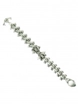 Heavy Metal Armband Skelett