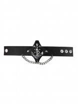 Kunstleder Armband Anker