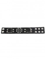 Kunstleder Armband Eisernes Kreuz