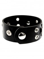 Kunstleder Armband Eisernes Kreuz Lochnieten