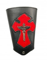 Kunstleder Armband Flügelschwert