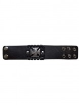 Leder Armband Iron Cross