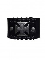Leder Armband Iron Cross
