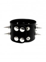 Kunstleder Armband Killernieten klein groß