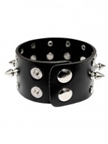 Kunstleder Armband Killernieten und Flachnieten